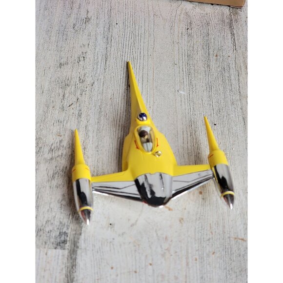 Hallmark Naboo Starfighter Star Wars spaceship ornament Xmas vintage - Picture 2 of 5